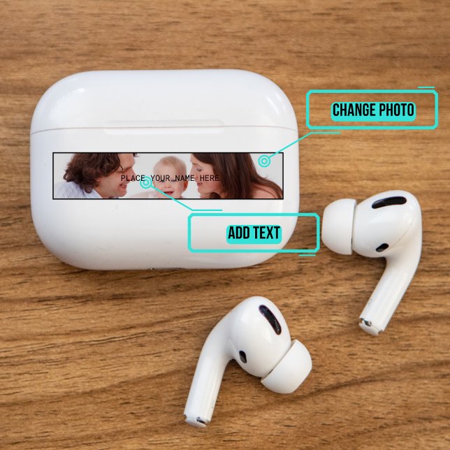 Sticker Airpods Pro Coque peau décorative - Photo personne (You can use these decorative skins to customize the look of your Airpods Pro case to match your own )