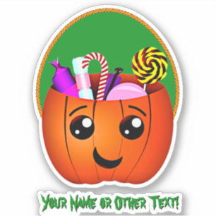 Sticker Ajouter un nom, de mignons traitements du seau Cit