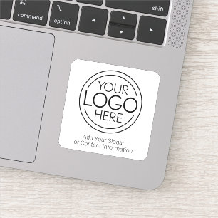 Sticker Ajouter Votre Logo Entreprise Moderne Minimaliste