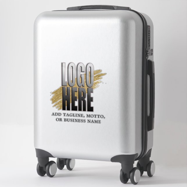 Sticker Ajoutez votre logo et votre entreprise professionn (Sur valise)