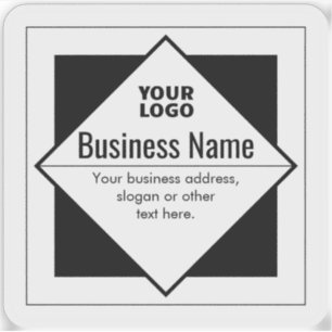Sticker Ajoutez votre modèle personnalisable de logo