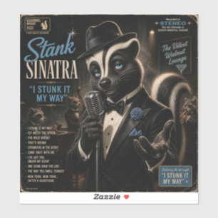 Sticker Album Stank Sinatra : une parodie
