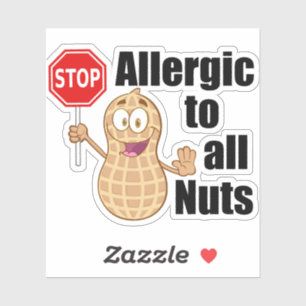 Sticker Alerte anti-allergie