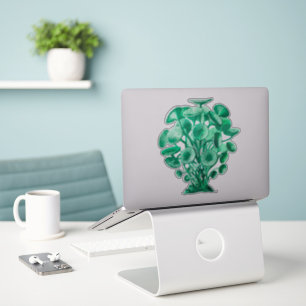 Sticker Algues sous-marines Retro Green