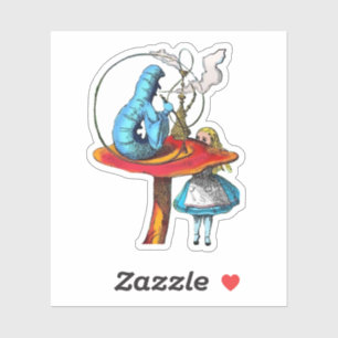 Sticker Alice au pays des merveilles : la chenille