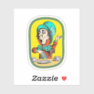 Sticker Alice au pays des merveilles, la haine folle