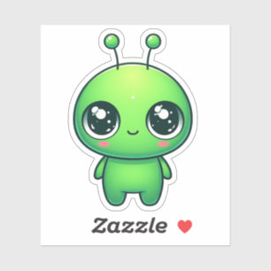 Sticker Alien mignon