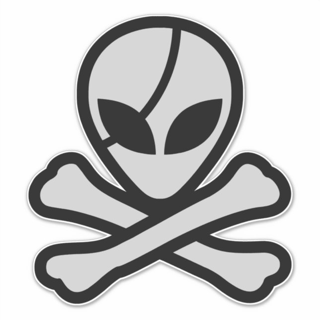 Sticker Alien Pirate (Devant)