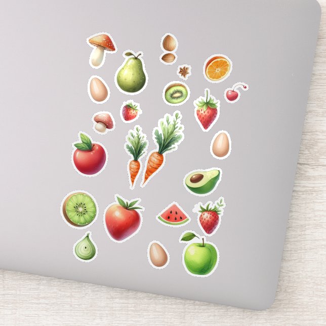 Sticker Alimentation saine (Détail)