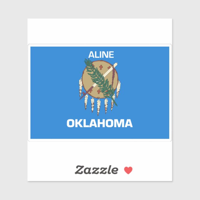 Sticker Aline Oklahoma (Feuille)