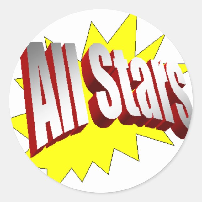 Sticker All Stars (Devant)
