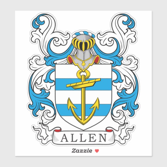 Sticker Allen Family Crest (Feuille)