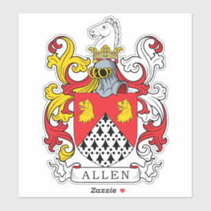 Sticker Allen Family Crest