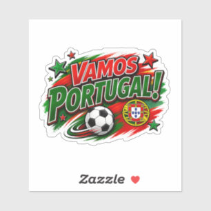Sticker ALLEZ PORTUGAL ! Fan Fierté portugaise de footba