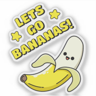 Sticker Allons-y bananes !