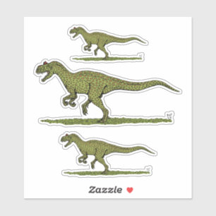 Sticker Allosaurus de Dinosaure Jurassique