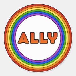 Sticker Ally GLBT