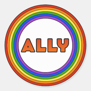 Sticker Ally GLBT