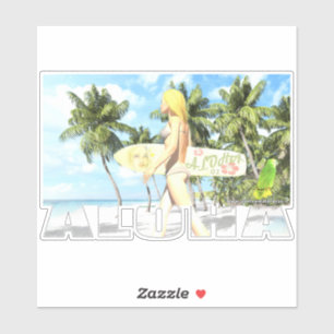 Sticker Aloha 01