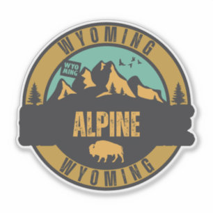 Sticker Alpine, Wyoming