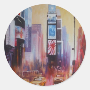 Sticker am Times Square