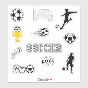 Sticker Amateur de football mixte