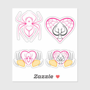 Sticker Amateurs d'araignée Rose Twink