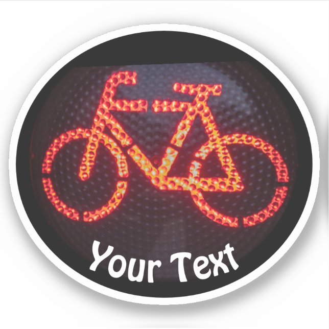 Sticker Amateurs de vélo et mobilité durable bâton de vélo (Devant)