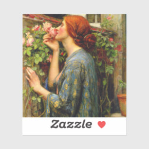 Sticker Âme de la rose John William Waterhouse