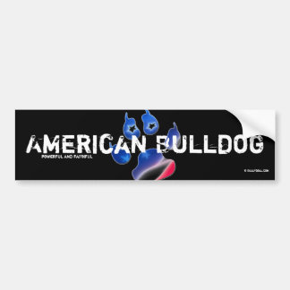Sticker American Bulldog Autoaufkleber