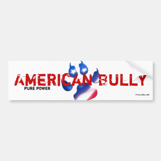 Sticker American Bully Autoaufkleber (Vorne)