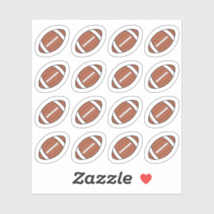 Sticker American Football Balls Jour Rappel Planificateur