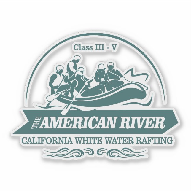 Sticker American River (R) (Devant)