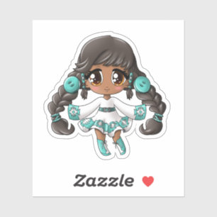 Sticker Amérindienne