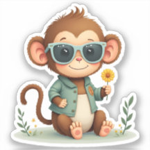 Amie de singe doux | Gentle Kawaii Animal
