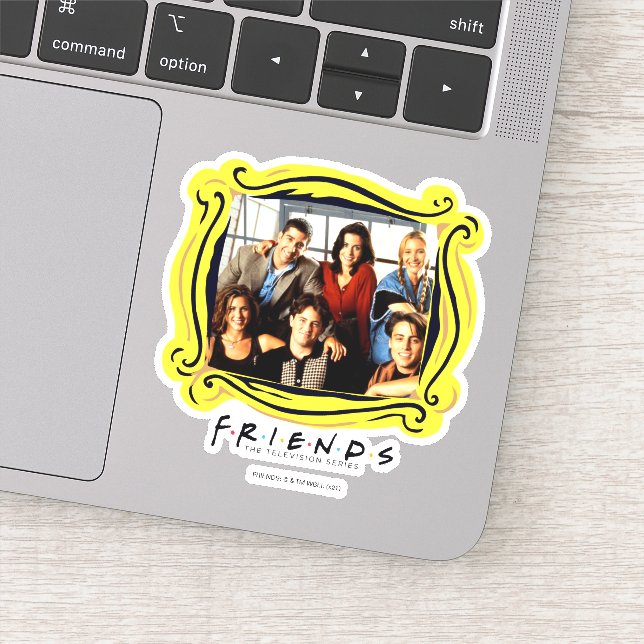 Sticker AMIS™ | Cast assis dans l'appartement de Monica (Détail)