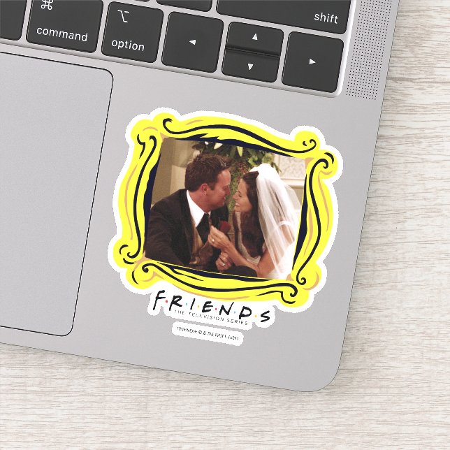 Sticker AMIS™ | Chandler et Monica mariées (Détail)
