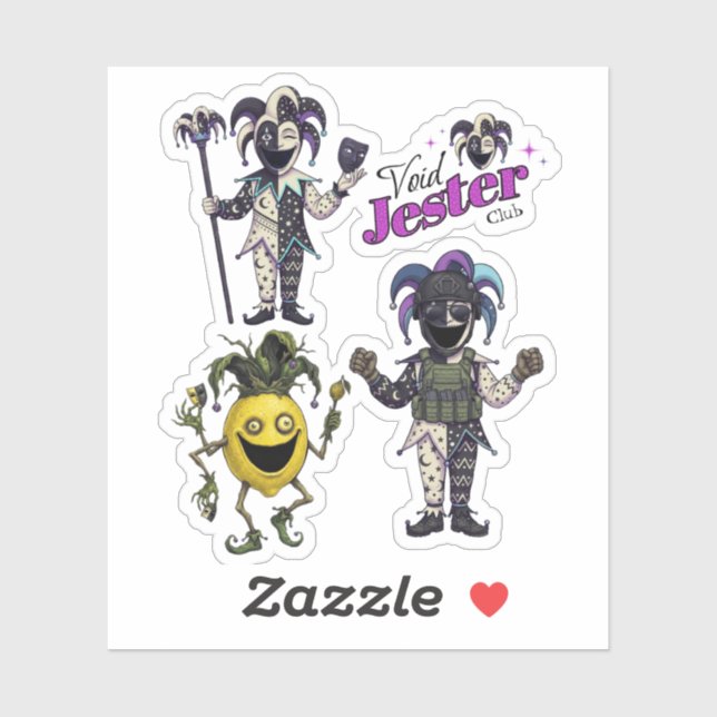 Sticker Amis de Void Jester (Feuille)