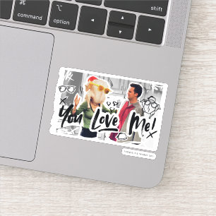Sticker AMIS™   Tête de Turquie de Thanksgiving Monica