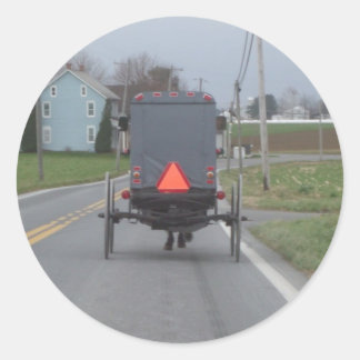 Sticker Amish Buggy