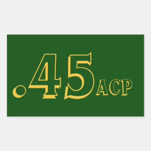 Sticker Ammo De 0,45 Acp