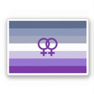 Sticker Amour Lesbien Butch Fierté WLW