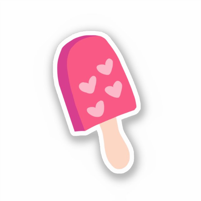 Sticker amour popsicle (Recto)