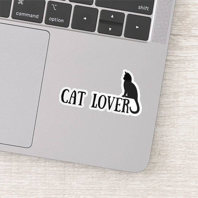 Sticker Amoureux des chats (Détail)