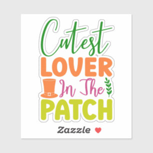 Sticker Amoureux le plus mignon dans le patch-60836