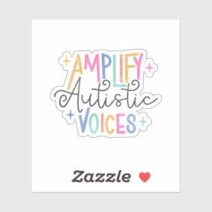 Sticker Amplifier les voix autistes