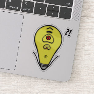 Sticker Ampoule jaune la plus élevée v1