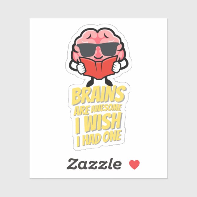 Sticker amusant et original (Feuille)