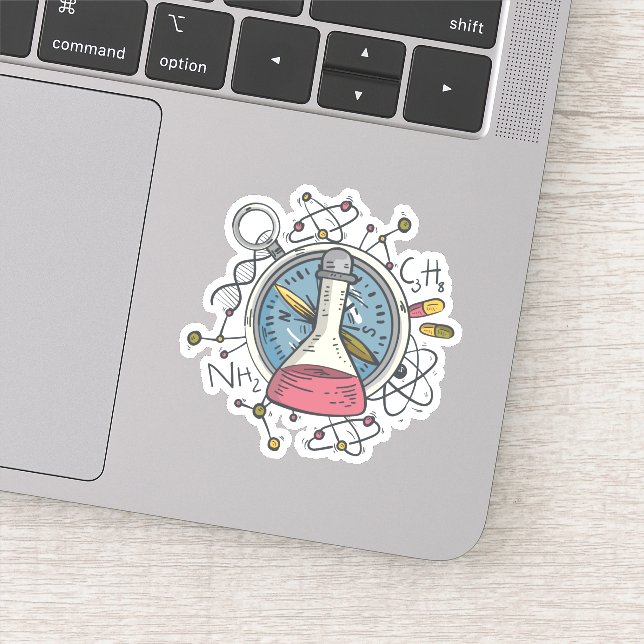 Sticker Amusant jeu de sciences de l'hématologie С (Détail)