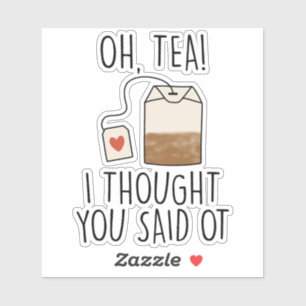 Sticker Amusant Thé d'ergothérapie